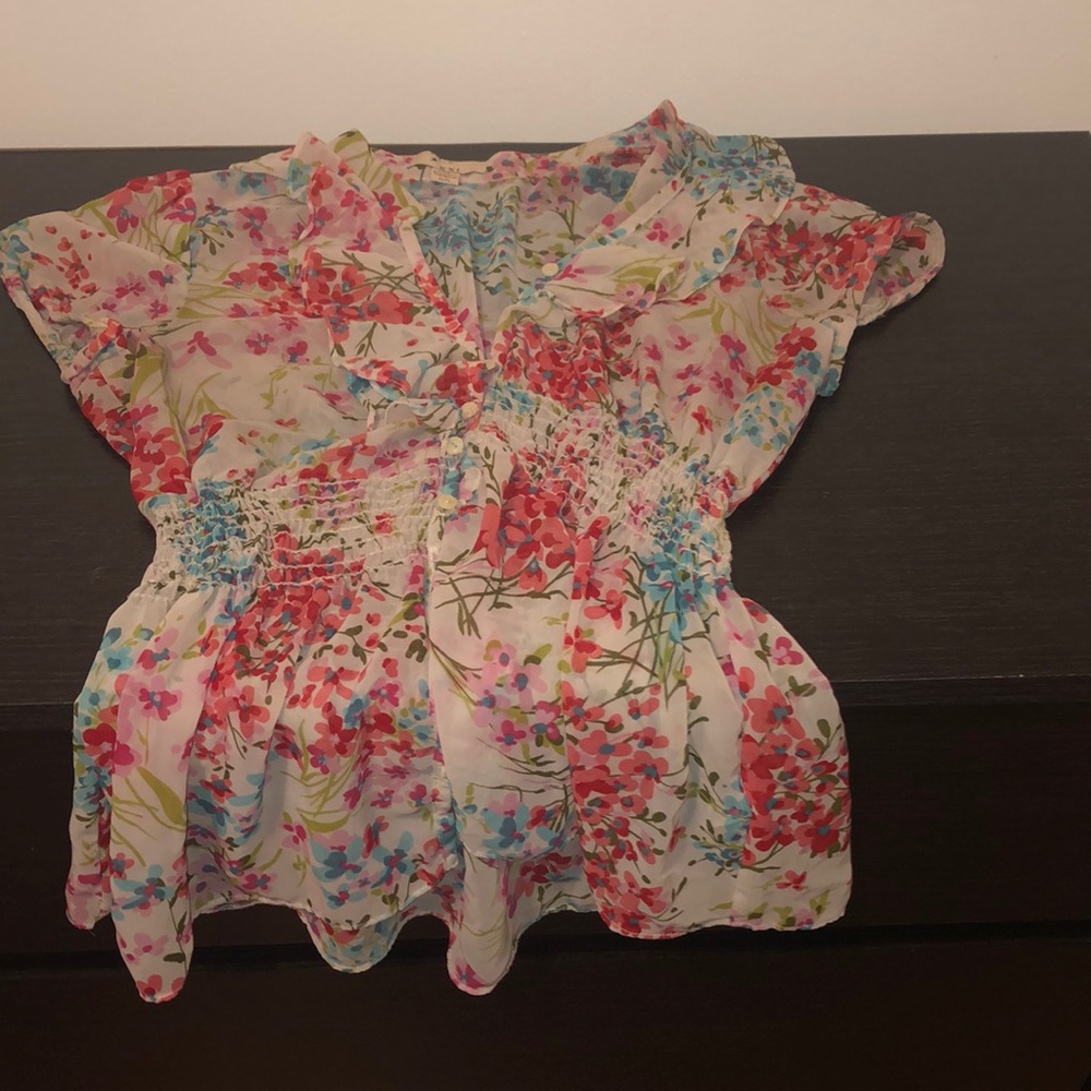 Floral Shear Blouse